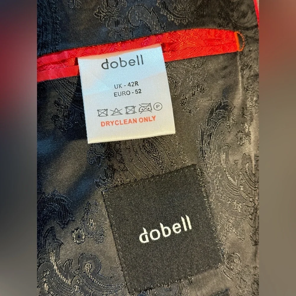 Dobell Men's Silver Grey Tailcoat Formal Blazer Morning Suit Jacket Sz 42R